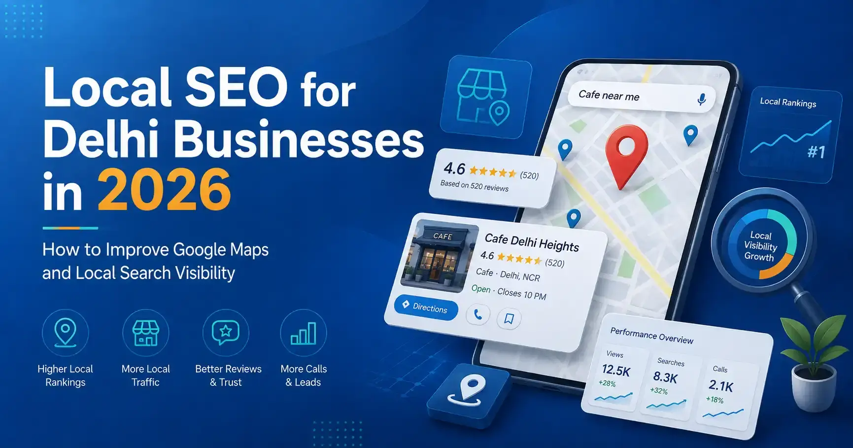 Local SEO for Delhi Businesses in 2026: How to Improve Google Maps and Local Search Visibility