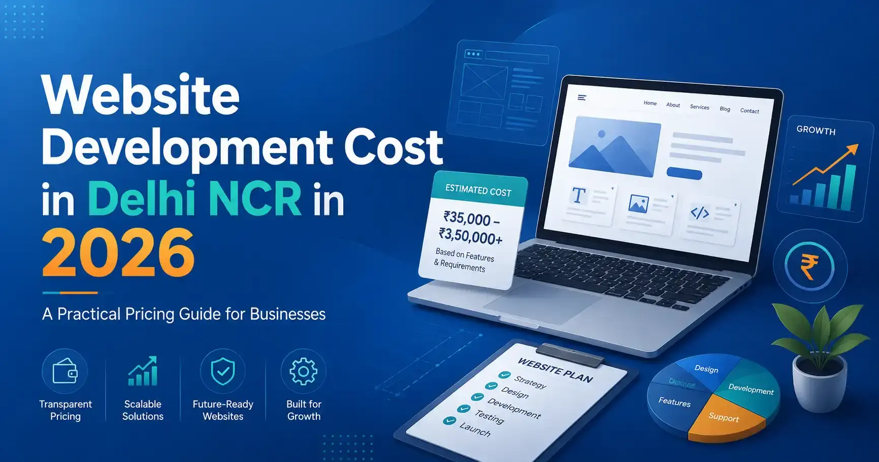 Website Development Cost in Delhi NCR in 2026: A Practical Pricing Guide for Businesses